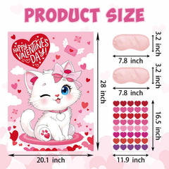 Actilize heart stickers 48 reusable in vibrant colors for multiple rounds.