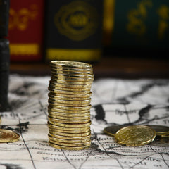 ACTIONDRAKE coins detected by metal detector, adding thrill to scavenger hunts.