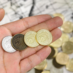 ActionDrake antique bronze pirate coins for cosplay and decor.