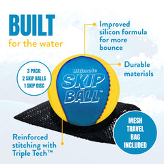 Activ Life Skip Ball shows durable stitching for long-lasting fun.
