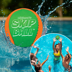 Activ Life water skipping ball in action during sunny pool day