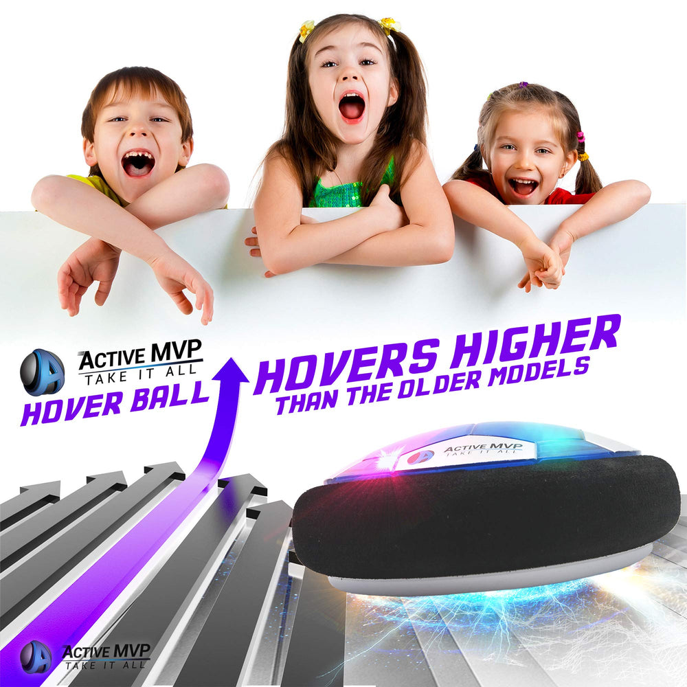 Color-changing LEDs add excitement during daytime or nighttime play.