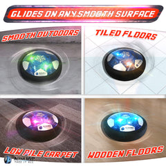 Indoor glow play encourages active, screen-free fun.