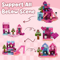 ADAH pink accessories enhance storytelling with decorative elements and themed props