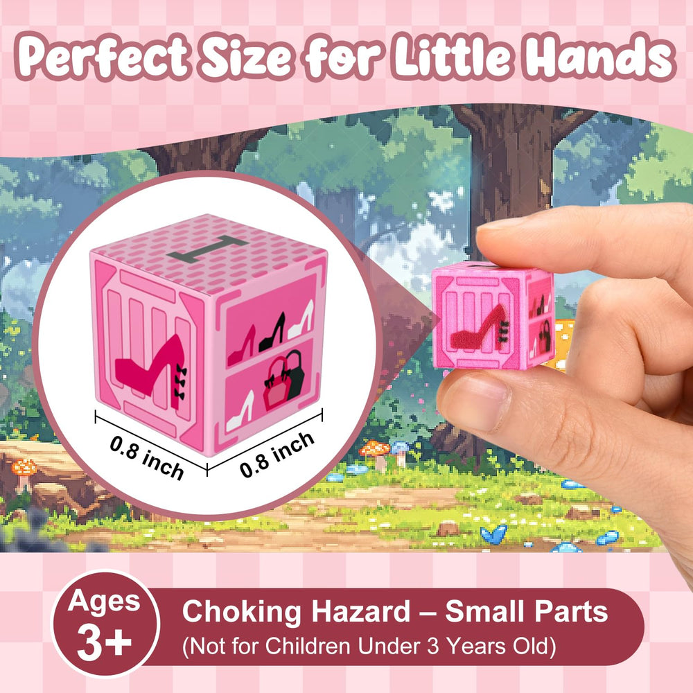 ADAH pink blocks inspire early engineering for ages 4-8 during creative building