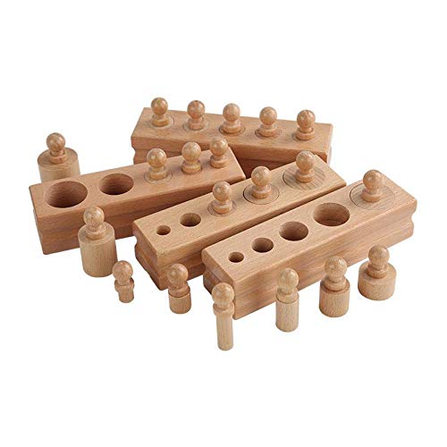 Adena Montessori easy-to-grip knob design encourages confident manipulation and coordination.