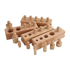Adena Montessori easy-to-grip knob design encourages confident manipulation and coordination.
