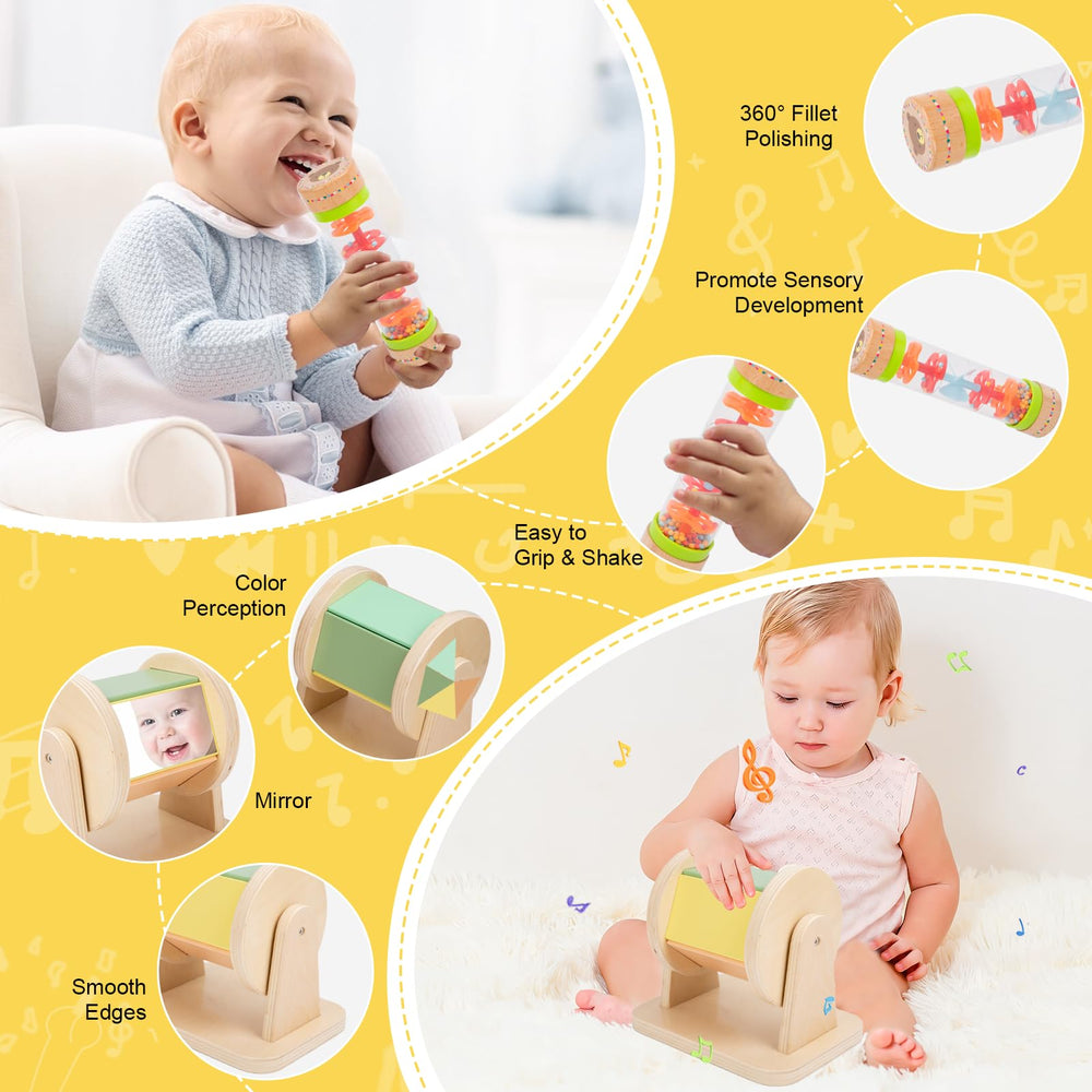 Aaden Montessori sensory ball offering tactile exploration for tiny hands