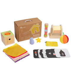 Adena Montessori suction cup spinner for independent play on surfaces