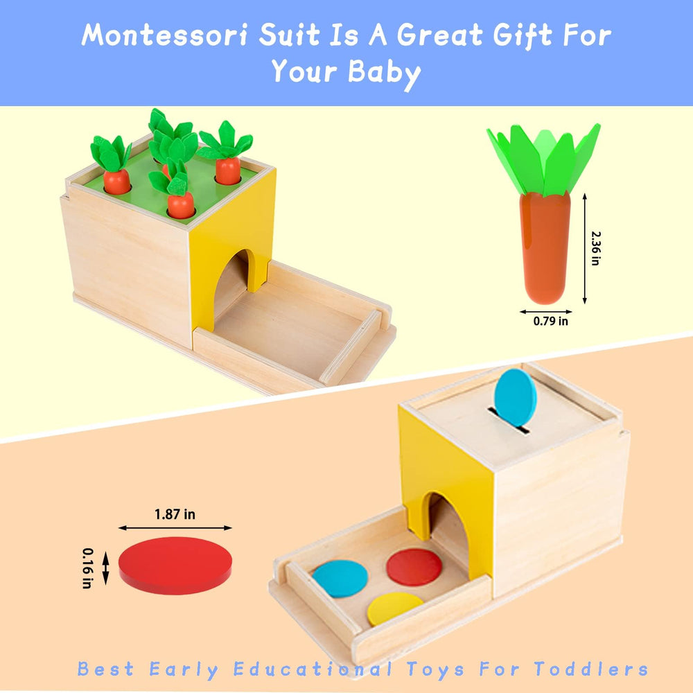 Adena Montessori 5-in-1 foldable storage box keeps components organized during play.