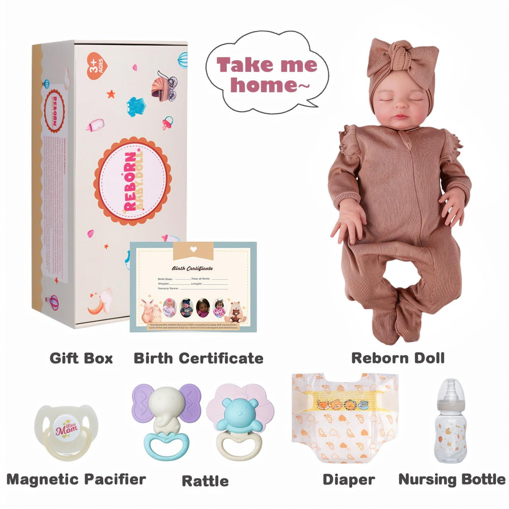 ADFO birth card allows renaming the baby doll