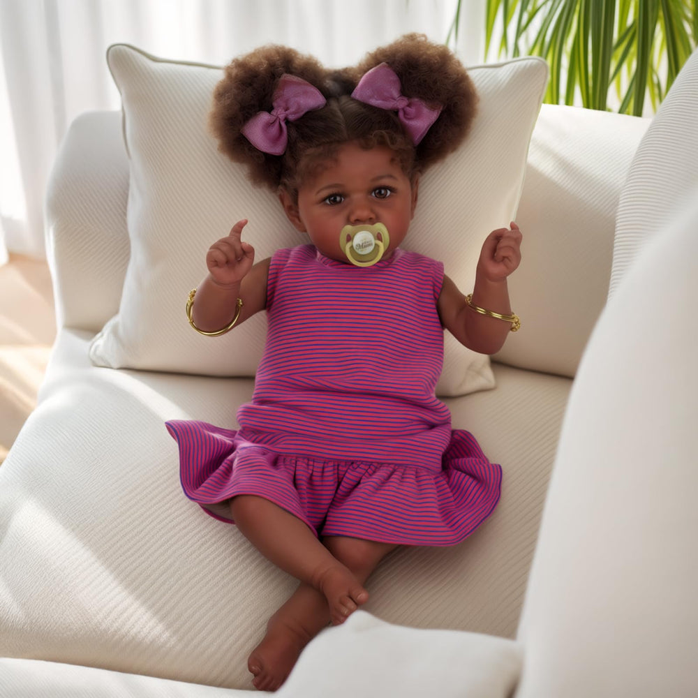 ADFO Reborn Black doll feeding kit and accessories included
