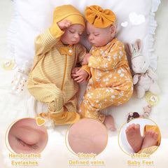 ADFO soft cloth body poseable dolls for comfortable handling.