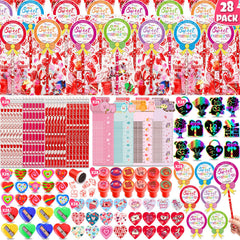 Adisher valentines stationery set contents show 252 pieces for classroom gift exchanges.