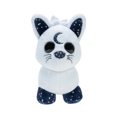 Adopt Me plush shown with kids enjoying play and display