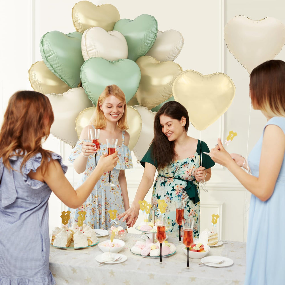 Adorely baby shower backdrop balloon, enhances photos and creates warm ambiance.
