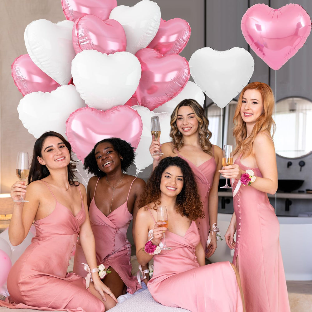 Adorely heart balloon straw included, easy inflation for quick party setup.