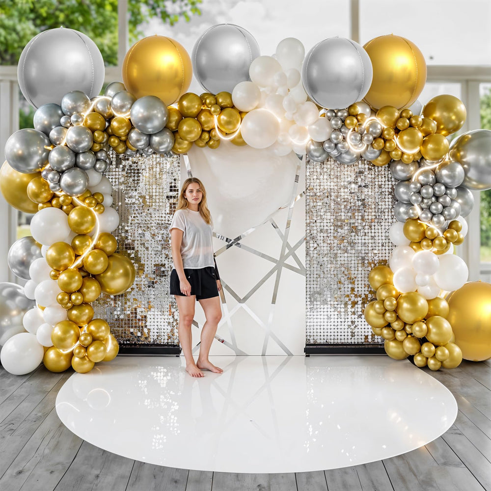 Adorely versatile decor for weddings birthdays and anniversaries in gold-silver
