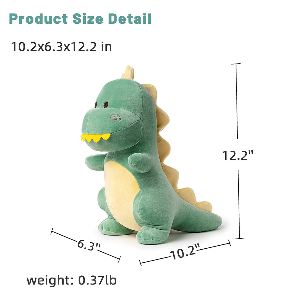 Adorlynetty dinosaur plush tail feature adds whimsy in car trips