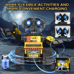 ADUSRIZ 5-in-1 Crane robot model demonstrates engineering reasoning