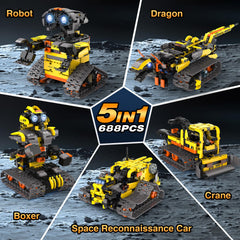 ADUSRIZ 5-in-1 Dragon robot design sparks creativity