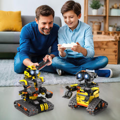 ADUSRIZ 5-in-1 robot in-action scene promotes learning through building