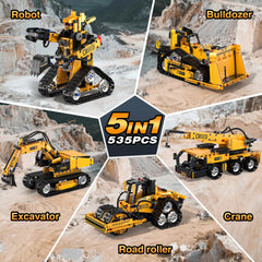 ADUSRIZ excavator model in action promotes motor control and engineering curiosity