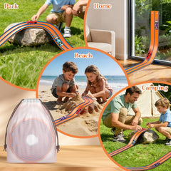 ADUSRIZ Flex Tracks compact-roll storage for easy travel and storage