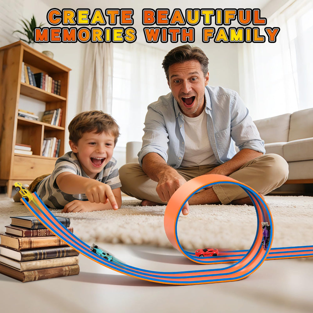 ADUSRIZ Flex Tracks durable PVC withstands active play sessions
