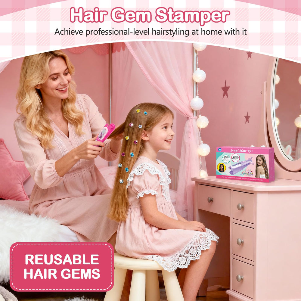ADXVR Hair Gem Stamper Kit adds sparkle to birthdays and hairstyles