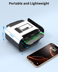 ADZERD shuffler compact size fits in small spaces and bags.
