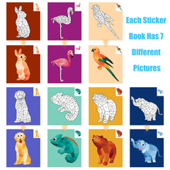 AEAHALY Sticker Book Sticker Placement: matching stickers boosts fine motor skills and focus.