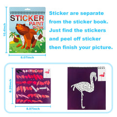 AEAHALY Sticker Book Travel Activity: perfect on-the-go entertainment for kids.