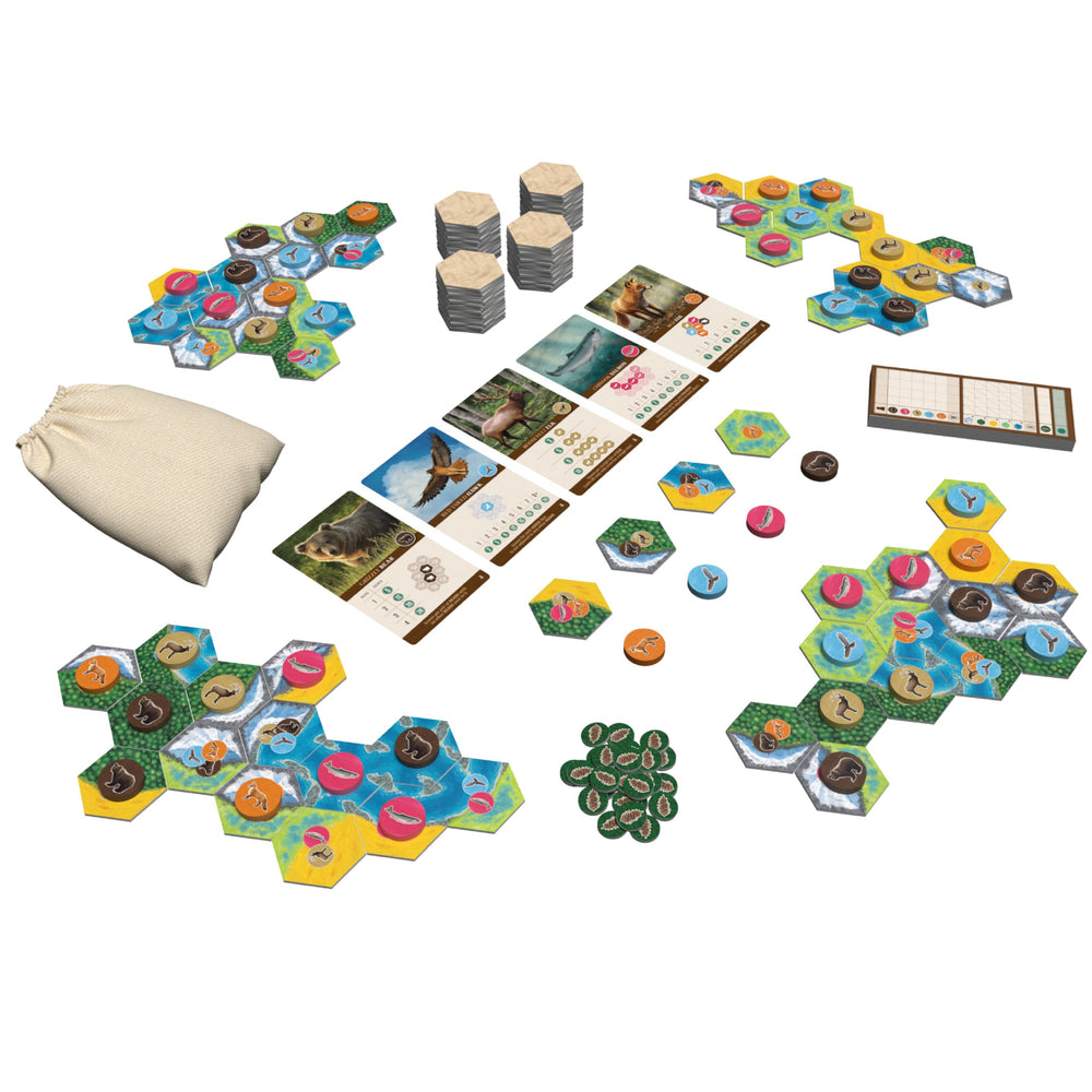 AEG Cascadia map and score cards highlight evolving goals for each session.