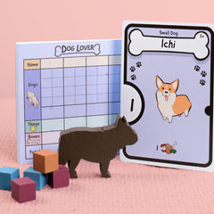 AEG Dog Lover family play scene promoting easy setup and cozy fun.