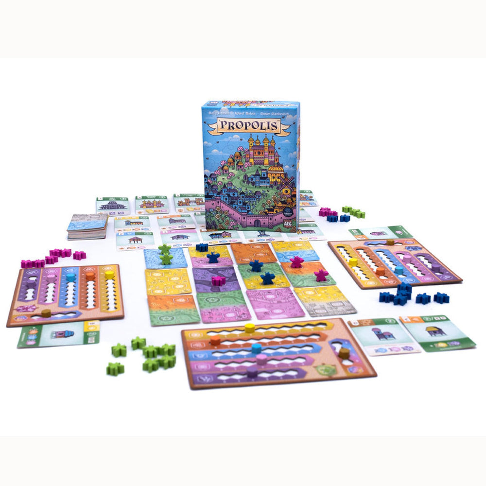 AEG Propolis wooden Beeples provide tactile charm during action selection.
