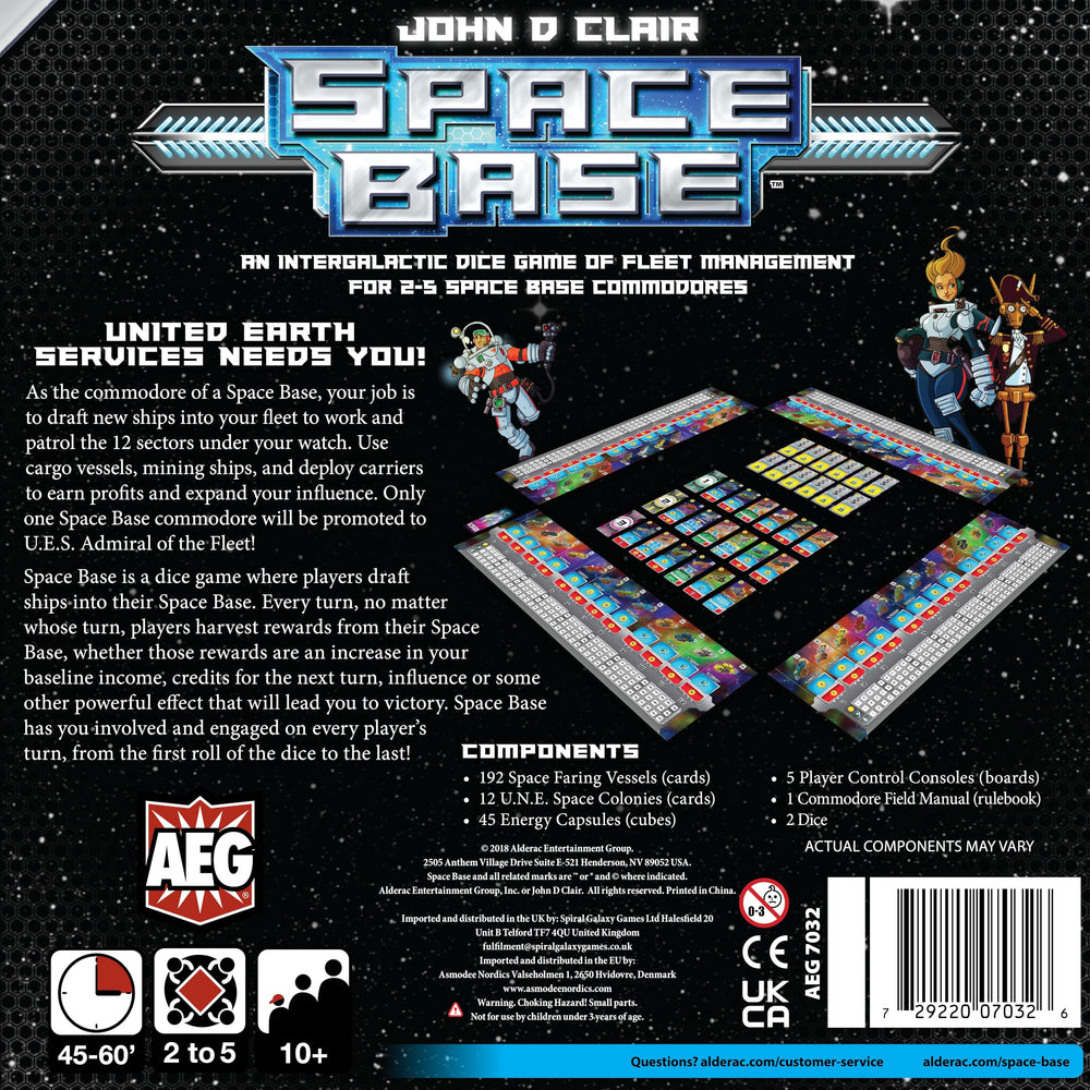 AEG Space Base: ship activation drives tense, dynamic turns