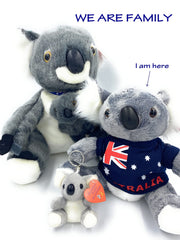 Aeisage Koala with heart card detail adds keepsake.