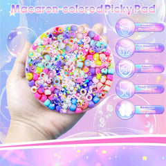 aeloer picky pad macaron colors sideview shows large surface for extended mindful fidgeting