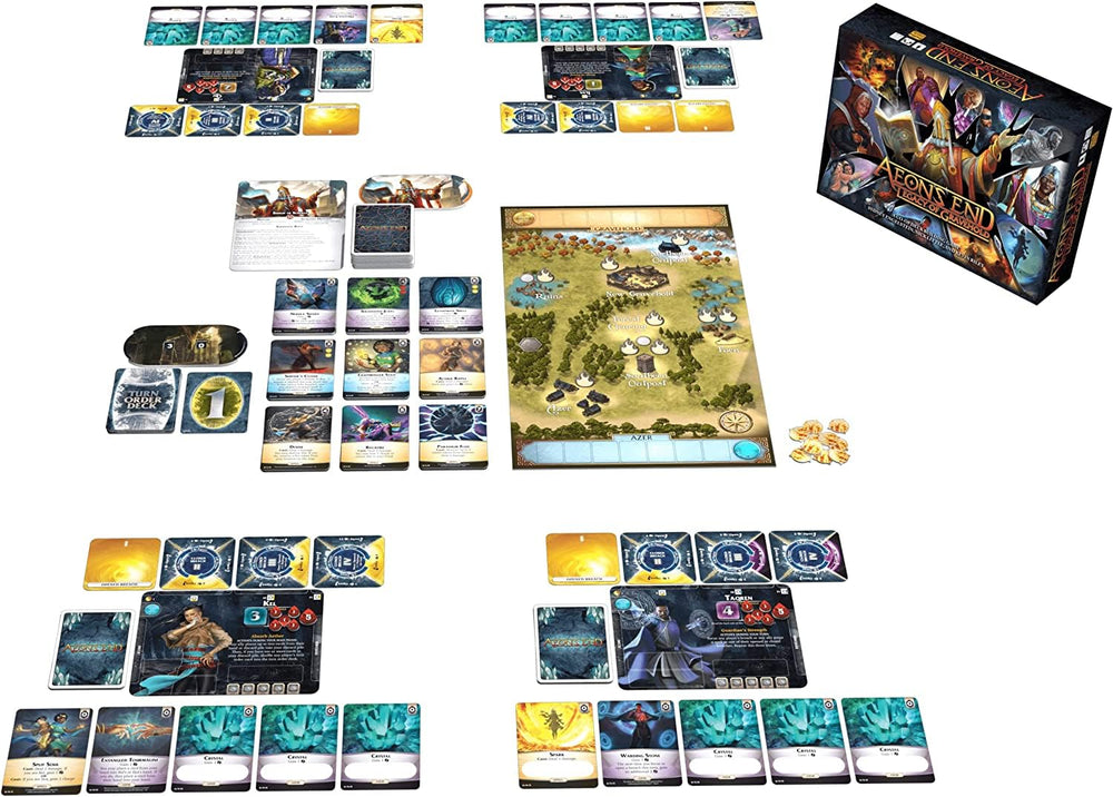 Indie Boards and Cards Aeon’s End Legacy Gravehold experience tokens capture progress earned after battles