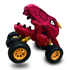 Aeromax Dino-Faur 4x4 wheels provide strong traction on carpet and floors.