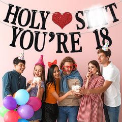 Aeryourtar Holy Youre 18 banner reusable design for multiple celebrations
