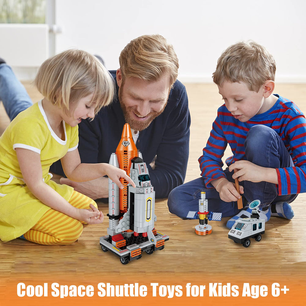 AESGOGO service vehicle space toy adds realistic maintenance roles to playtime.