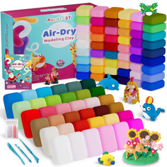 Aestd-ST air dry clay 90 colors palette for vibrant kids’ craft adventures.