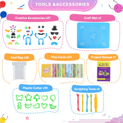 Aestd-ST sculpting tools set helps kids refine shapes and details.