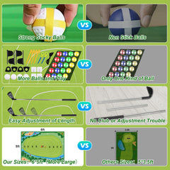 AETISY Golf Chipping Game simulated holes for realistic target practice