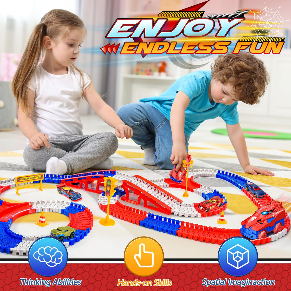 Aetyni alloy hero cars displayed on track for durable racing