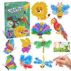 AevumTech Arts and Crafts Kit Parrot 3D for kids creativity and fine motor skills.