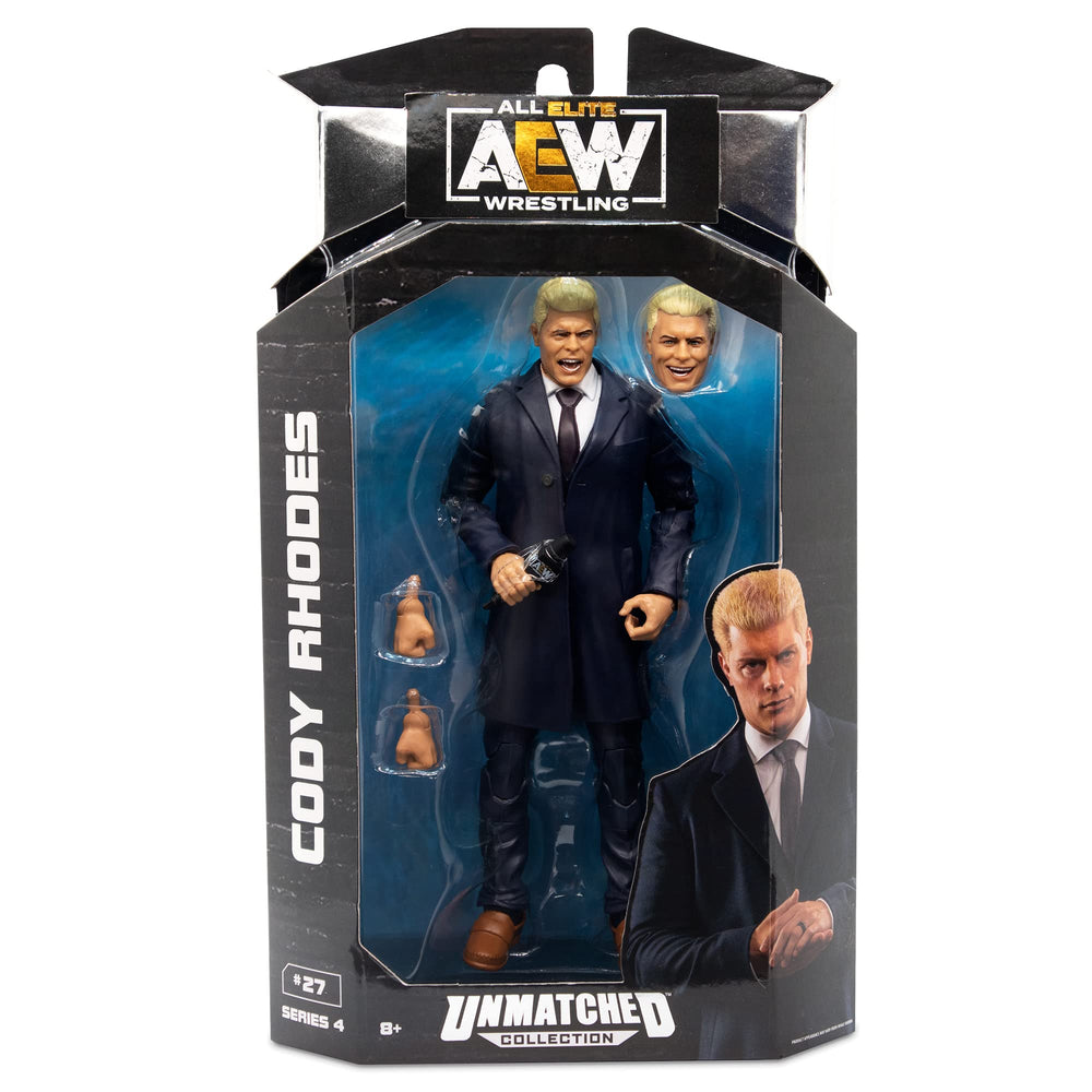 AEW Figure-Style 7 front view ideal for shelf display and collection
