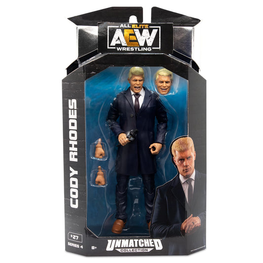 AEW Figure-Style 7 front view ideal for shelf display and collection